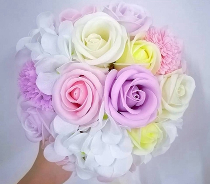 花藝培訓班學包花束教程，學包圓形花束步驟